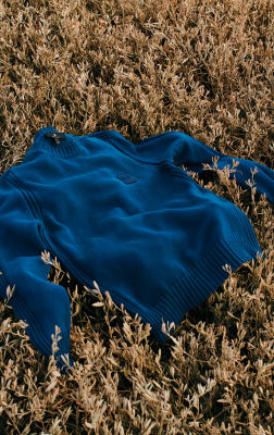 Men's Watch Crewneck in Dark Insignia Blue.